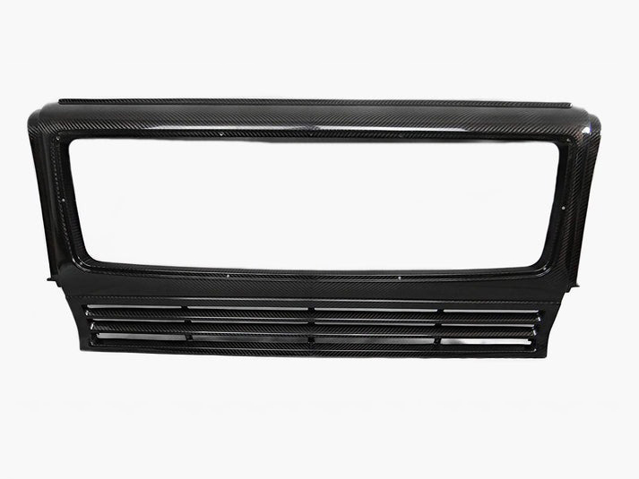 Carbon Fiber Front AMG Grill Frame Grille Trim for Mercedes-Benz G-Wagon W463